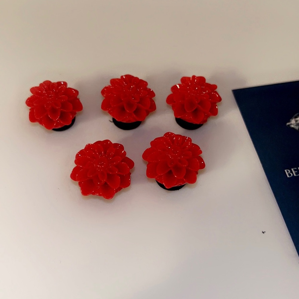 Blooming Beauty: Handcrafted Flower Croc Charms